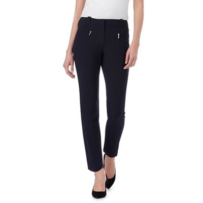 The Collection Petite Navy slim fit trousers